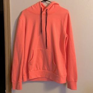 Neon peach hoodie